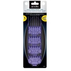 Andis Large Nano Silver Magnetic Comb Set #5 To #8