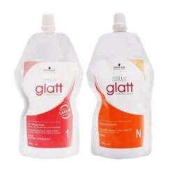 Schwarzkopf Strait Glatt No1 Naturally Curly 2x 400ml